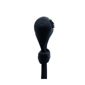 Чёрное лассо на пенис с вибрацией - Baile - в Архангельске купить с доставкой