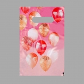 Пакет «Праздничные шары» с вырубной ручкой (20х30 см) - UPAK LAND - купить с доставкой в Архангельске