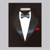 Пакет «Смокинг» полиэтиленовый с вырубной ручкой (30х40 см) - UPAK LAND - купить с доставкой в Архангельске