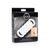 Комплект из 6 прозрачных эрекционных колец Ring Master Custom Ball Stretcher Kit - XR Brands - в Архангельске купить с доставкой