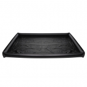 Черная виниловая простынь с надувными краями Nuru Inflatable Vinyl Massage Sheet - XR Brands - купить с доставкой в Архангельске