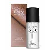 Съедобное cогревающее массажное масло Slow Sex - 50 мл. - Bijoux Indiscrets - купить с доставкой в Архангельске