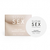 Массажная свеча для всего тела Slow Sex - 50 гр. - Bijoux Indiscrets - купить с доставкой в Архангельске