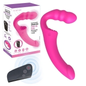 Розовый безремневой страпон Straples Strap-On Dildo - Erokay - купить с доставкой в Архангельске