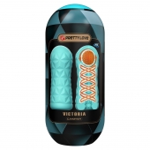 Аквамариновый мастурбатор Victoria - Baile - в Архангельске купить с доставкой