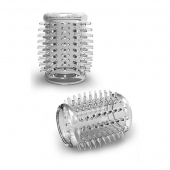 Прозрачная насадка с шипами STAY HARD COCK SLEEVE 01 CLEAR - Blush Novelties - в Архангельске купить с доставкой