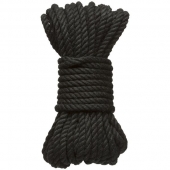 Черная верёвка для связывания и фиксации Bind Tie - 9,14 м. - Doc Johnson - купить с доставкой в Архангельске