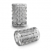 Прозрачная насадка с бороздками STAY HARD COCK SLEEVE 04 CLEAR - Blush Novelties - в Архангельске купить с доставкой