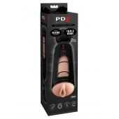 Мастурбатор-вагина с вибрацией Vibrating Mega Milker - Pipedream - в Архангельске купить с доставкой