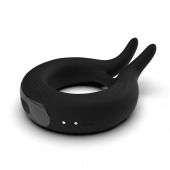 Черное эрекционное кольцо Marry Me Rechargeable Vibrating Cockring - Adrien Lastic - в Архангельске купить с доставкой