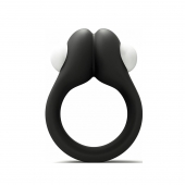 Черное эрекционное кольцо Zippy Vibrating Ring With Bullet - Adrien Lastic - в Архангельске купить с доставкой