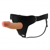 Телесный полый мужской страпон Stark - 17,5 см. - Baile - купить с доставкой в Архангельске