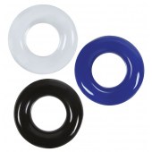 Набор из 3 эрекционных колец без рельефа - Boys of Toys - в Архангельске купить с доставкой