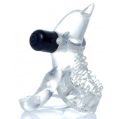 Прозрачное эрекционное виброкольцо с дельфином - Boys of Toys - в Архангельске купить с доставкой