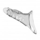 Прозрачная насадка на пенис - 22 см. - Baile - в Архангельске купить с доставкой