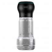 Набор PowerBlow   Feel Pocket Stroker Crystal: мастурбатор и интерактивная насадка - Kiiroo - в Архангельске купить с доставкой