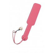 Розовый кожаный пэддл - 37 см. - Pecado - купить с доставкой в Архангельске