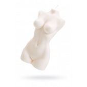 Белая интерьерная свеча в форме женского торса - 850 гр. - Pecado - купить с доставкой в Архангельске