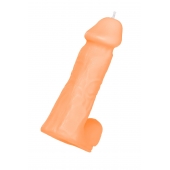 Оранжевая сувенирная свеча «Пенис» - Pecado - купить с доставкой в Архангельске