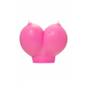 Розовая свеча «Сиськи» - 150 гр. - Pecado - купить с доставкой в Архангельске