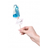 Голубой леденец в форме члена со вкусом блю кюрасао - 80 гр. - Sosuчki - купить с доставкой в Архангельске