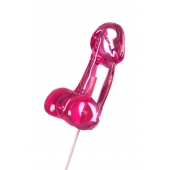 Розовый леденец в форме члена со вкусом айриш крим - 80 гр. - Sosuчki - купить с доставкой в Архангельске