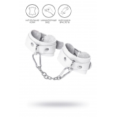 Белые узкие наручники-браслеты со скруглёнными углами - Pecado - купить с доставкой в Архангельске