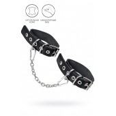 Черные оковы из одного ремешка с люверсами - Pecado - купить с доставкой в Архангельске