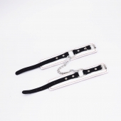 Бело-красные кожаные оковы - Crazy Handmade - купить с доставкой в Архангельске