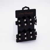 Черные кожаные оковы из звеньев - Crazy Handmade - купить с доставкой в Архангельске