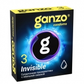 Супертонкие презервативы Ganzo Invisible - 3 шт. - Ganzo - купить с доставкой в Архангельске