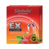 Стимулирующая насадка Sitabella Extender  Клубника - Sitabella - купить с доставкой в Архангельске