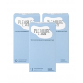 Набор из 3 упаковок ультратонких презервативов Pleasure Lab (по 12 шт.) - Pleasure Lab - купить с доставкой в Архангельске