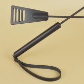 Черный кожаный стек «Сириус» - 60 см. - Sitabella - купить с доставкой в Архангельске