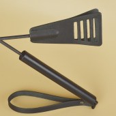 Черный кожаный стек «Сириус» - 60 см. - Sitabella - купить с доставкой в Архангельске