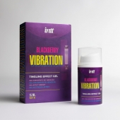 Стимулирующий гель с эффектом вибрации Blackberry Vibration - 15 мл. - INTT - купить с доставкой в Архангельске