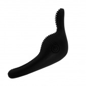 Чёрное эрекционное виброкольцо Thimble - Baile - в Архангельске купить с доставкой