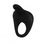 Чёрное эрекционное виброкольцо Thimble - Baile - в Архангельске купить с доставкой