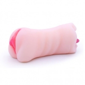 Телесный двусторонний мастурбатор - вагина и ротик - Boys of Toys - в Архангельске купить с доставкой