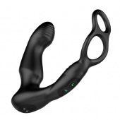 Черный двухмоторный массажер простаты Nexus Simul8 Wave Edition - Nexus Range - в Архангельске купить с доставкой