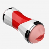 Двусторонний мастурбатор в колбе Power Grip Cup - вагина и ротик - Boys of Toys - в Архангельске купить с доставкой