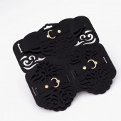 Фигурный набор для БДСМ-игр с узорами и золотистой фурнитурой - Crazy Handmade - купить с доставкой в Архангельске