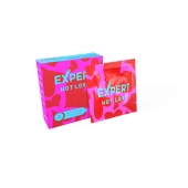 Презервативы с разогревающим эффектом Expert Hot Love - 3 шт. - Expert - купить с доставкой в Архангельске