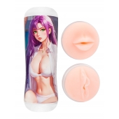 Двусторонний мастурбатор аниме - ротик и вагина - Tokyo Style - в Архангельске купить с доставкой