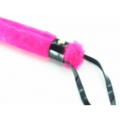 Нежная плеть с розовым мехом BDSM Light - 43 см. - БДСМ Арсенал - купить с доставкой в Архангельске