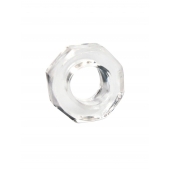 Прозрачное эрекционное кольцо в форме гайки - Sex Expert - в Архангельске купить с доставкой