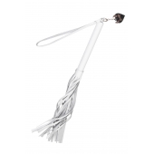 Белая кожаная плеть - 50 см. - Pecado - купить с доставкой в Архангельске