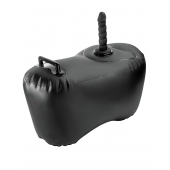 Черное надувное кресло с платформой для фиксации дилдо Body Dock Inflatable Love Seat - Pipedream - купить с доставкой в Архангельске