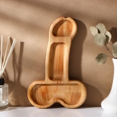 Деревянное блюдо для подачи в форме члена (25 х 16,5 х 1,7 см) - Сима-Ленд - купить с доставкой в Архангельске