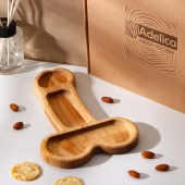 Деревянное блюдо для подачи в форме члена (25 х 16,5 х 1,7 см) - Сима-Ленд - купить с доставкой в Архангельске